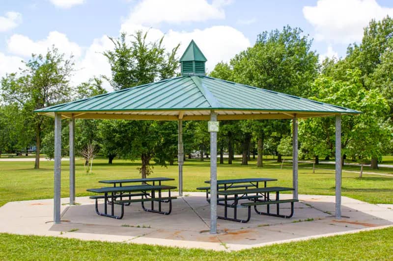 Open area of Woods Park in Lincoln.