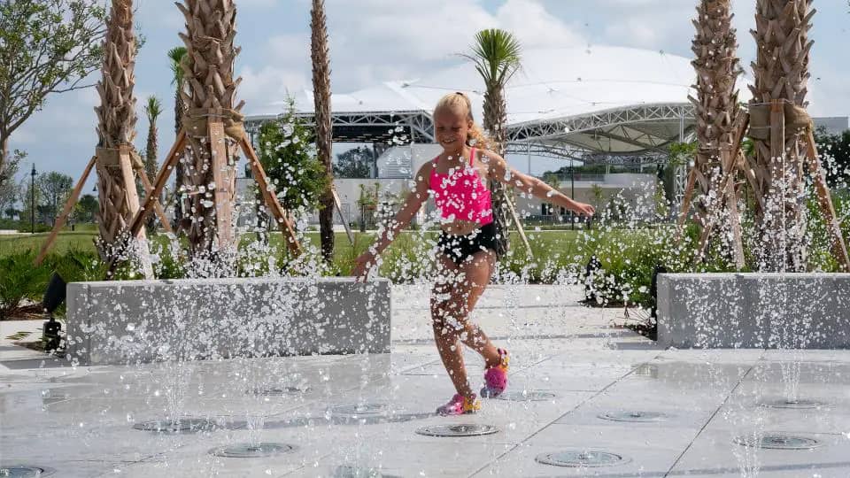 Coachman Park Splash Pad