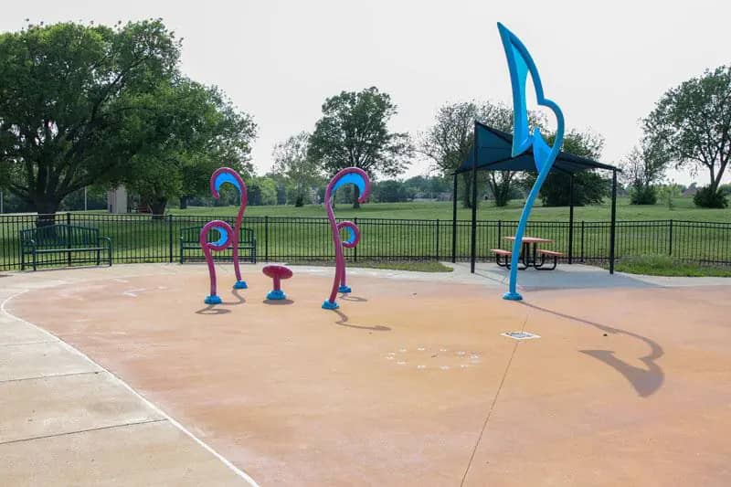Boomer Lake Splash Pad from the City of Stillwater aquatics page.