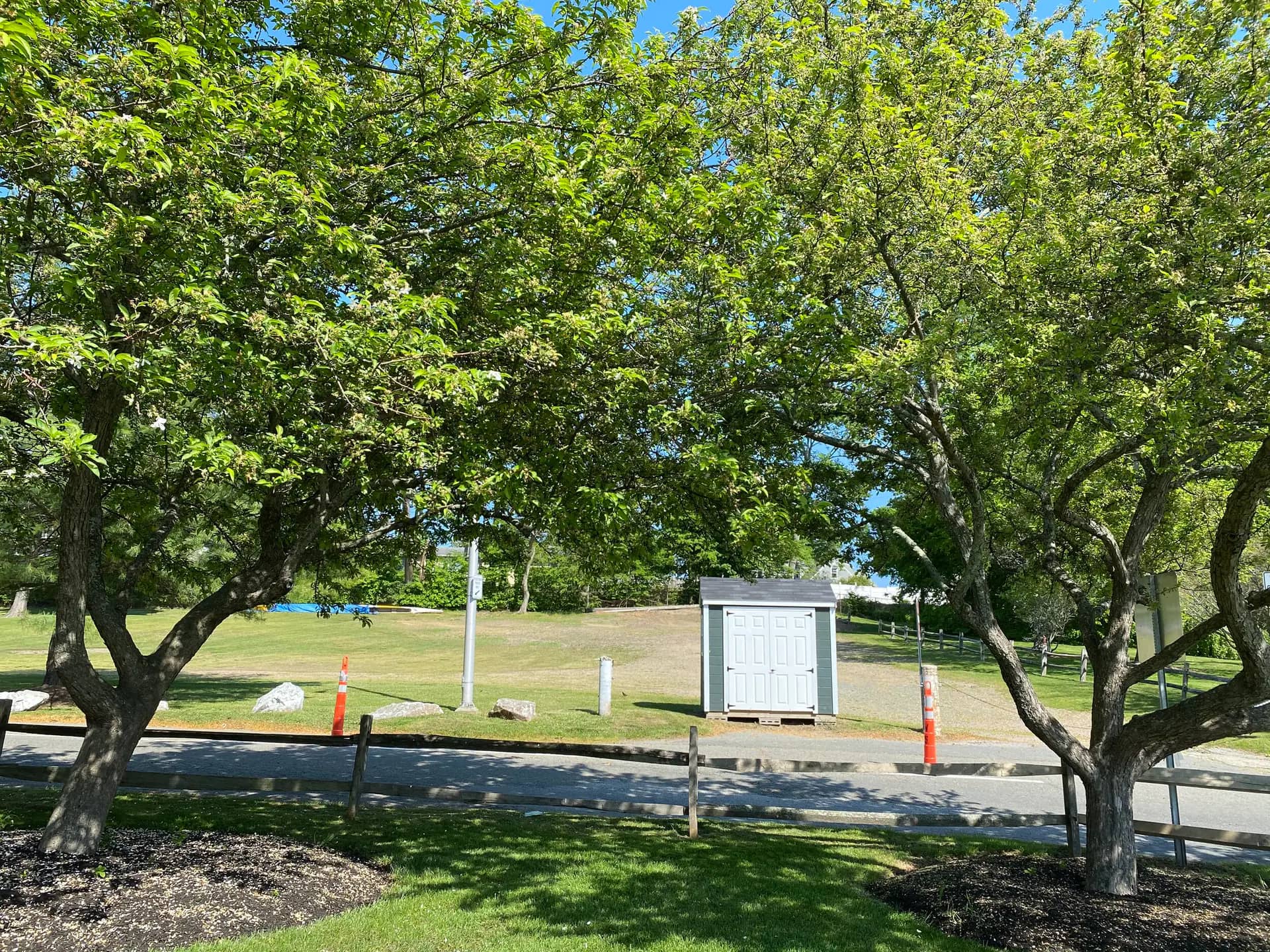 Bathhouse area at Lynch Park in Beverly.