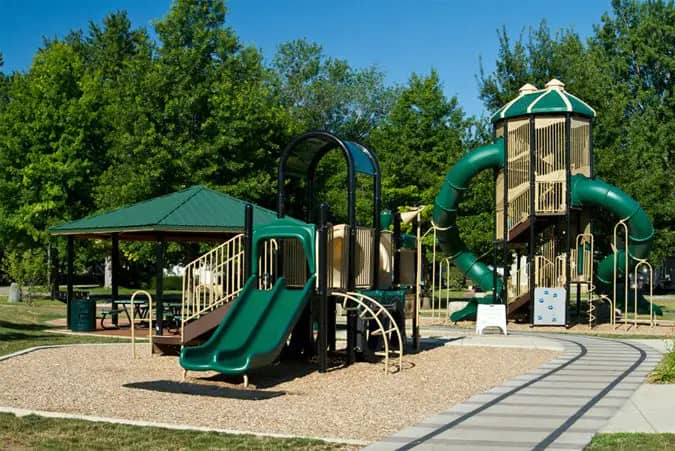 Park view at Santa Fe Park in Chillicothe.