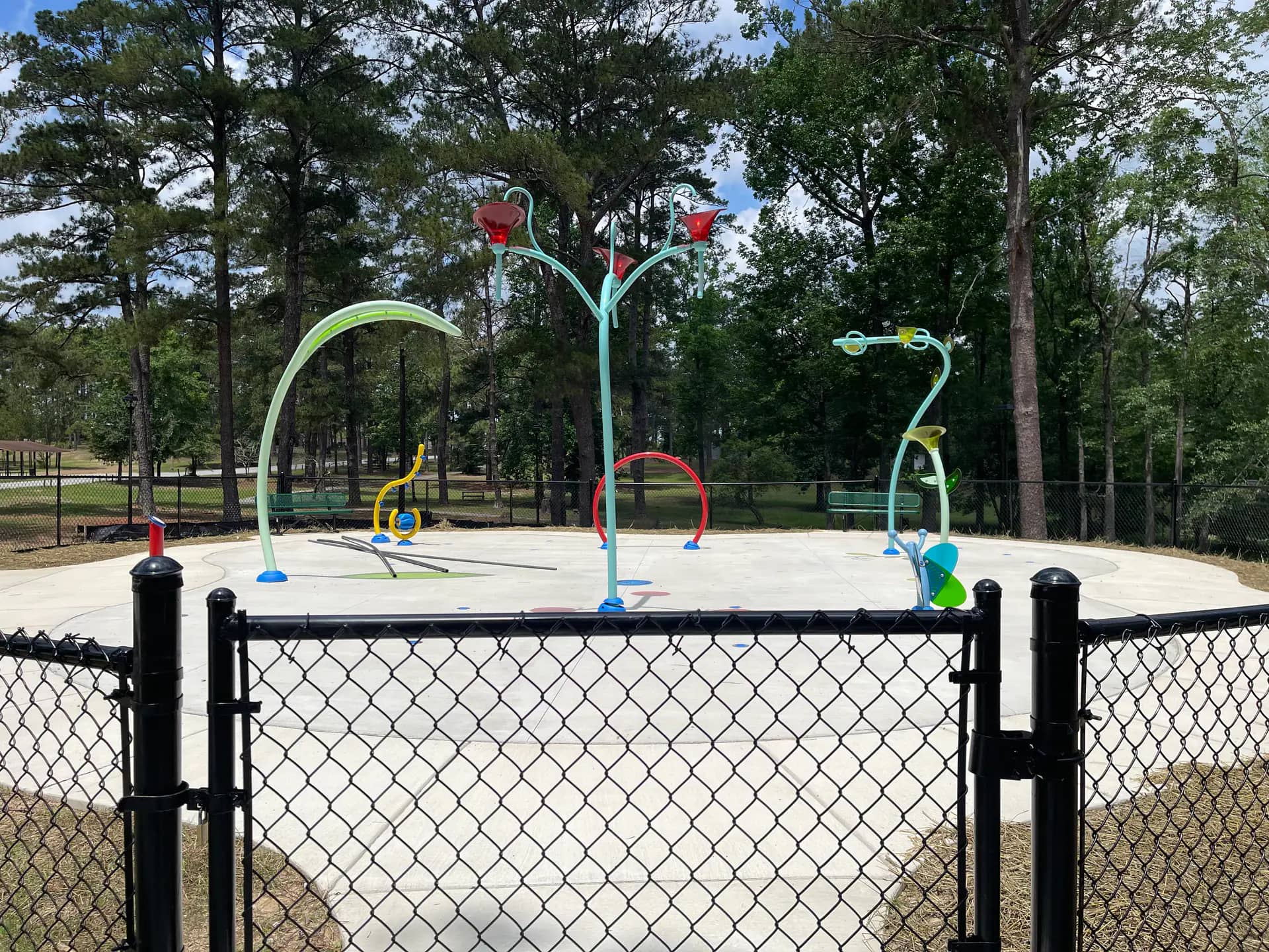 Additional view of Carver Park Splash Pad in Columbus.