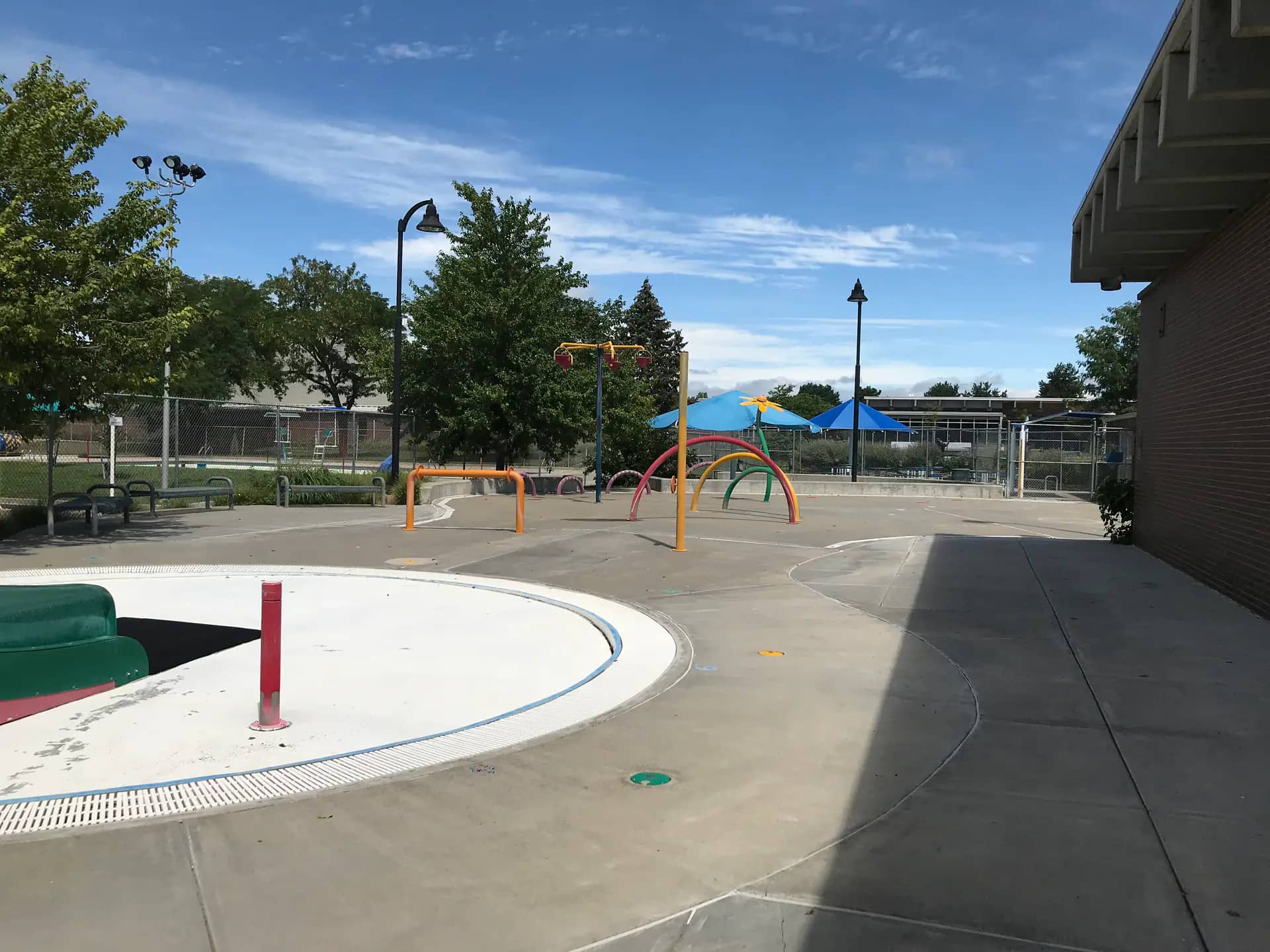 Additional spray area photo at Woods Pool.